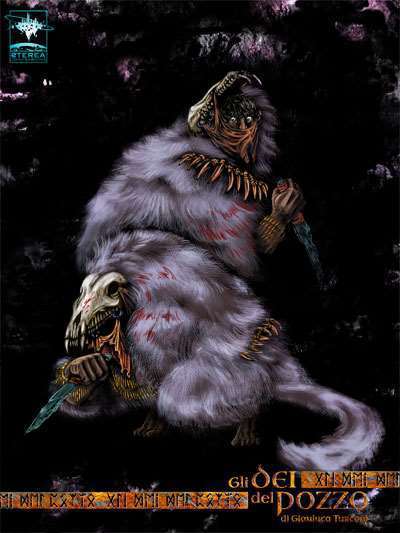 I Pelle-di-lupo, guerrieri sassoni presenti nel romanzo "Gli Dei del Pozzo" di Gianluca Turconi