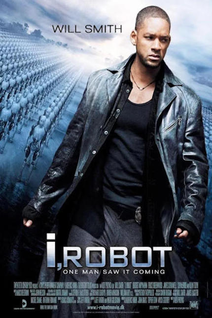 Locandina del film "Io, robot". Locandina del film "Io, robot".