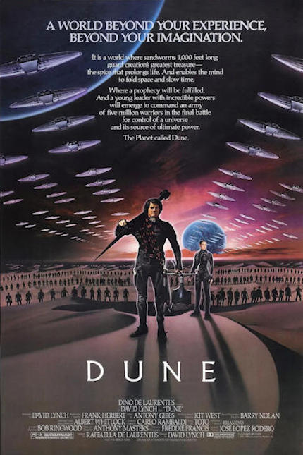 Locandina del film "Dune" del 1984. Locandina del film "Dune" del 1984.