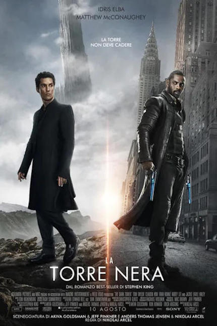 Locandina del film "La Torre Nera". Locandina del film "La Torre Nera".