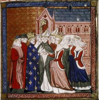 Il matrimonio tra Luigi VII ed Eleonora di Aquitania - Immagine in pubblico dominio, fonte Wikimedia Commons