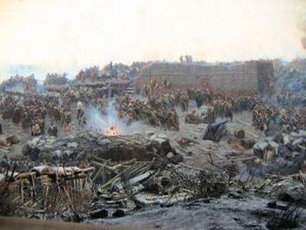 Assedio di Sebastopoli durante la guerra di Crimea del 1854 - immagine in pubblico dominio, fonte Wikimedia Commons