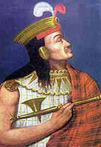 Rappresentazione del fiero Inca Re Atahualpa, ucciso dai Conquistadores spagnoli - immagine in pubblico dominio, fonte Wikimedia Commons