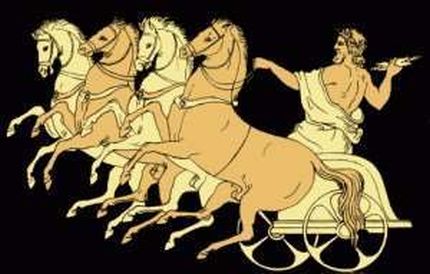 Il carro di Zeus - Immagine in pubblico dominio, fonte Wikipedia Il carro di Zeus - Immagine in pubblico dominio, fonte Wikipedia