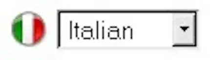 Casella di controllo per la selezione della lingua su Lulu.com