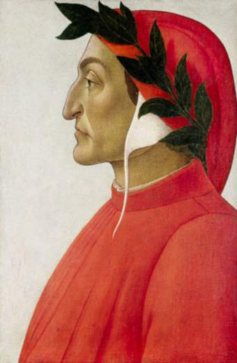 Dante Alighieri - Immagine in pubblico dominio, fonte Wikimedia Commons, utente Thomas Gun