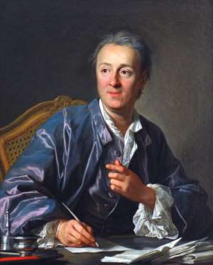Denis Diderot ritratto da van Loo - immagine in pubblico dominio, fonte Wikimedia Commons, utente Mathiasrex