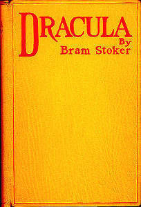 Copertina della prima edizione di "Dracula" di Bram Stoker del 1897, immagine in pubblico dominio, fonte Wikimedia Commons, utente Szumyk
