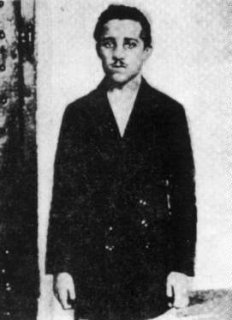 L'attentatore di Sarajevo, Gavrilo Princip, fotografato durante il periodo della sua detenzione