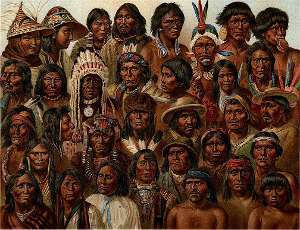 Le tribù native americane, immagine utilizzata per uso di critica o di discussione ex articolo 70 comma 1 della legge 22 aprile 1941 n. 633