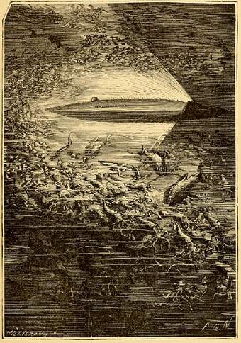Il sottomarino "Nautilus" nato dalla fantasia di Jules Verne - Immagine in pubblico dominio, fonte Wikimedia Commons, utente Typometer