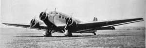 L'aereo tedesco da trasporto militare Junkers Ju52 - Immagine in pubblico dominio