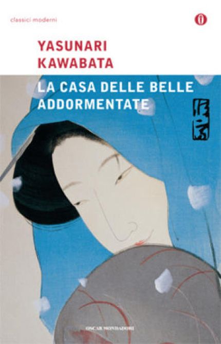 La Casa delle Belle Addormentate di Kuwabata nella traduzione italiana edita da Mondadori - immagine utilizzata per uso di critica o di discussione ex articolo 70 comma 1 della legge 22 aprile 1941 n. 633, fonte Internet