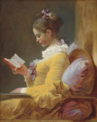 La lettrice di Jean-Honoré Fragonard - Immagine in pubblico dominio, fonte Wikimedia Commons