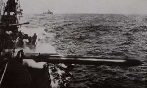Nave lanciasiluri tedesca durante la battaglia dello Jutland nella Prima Guerra Mondiale, fonte Wikimedia Commons, immagine in pubblico dominio