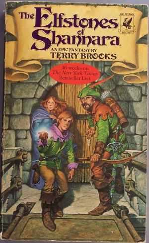 La copertina originale di "The Elfstones of Shannara" secondo volume della saga da cui sarà tratta la serie televisiva di MTV, immagine rilasciata sotto licenza Creative Commons Attribution Generic 2.0, fonte Flickr, autore Chris Drumm