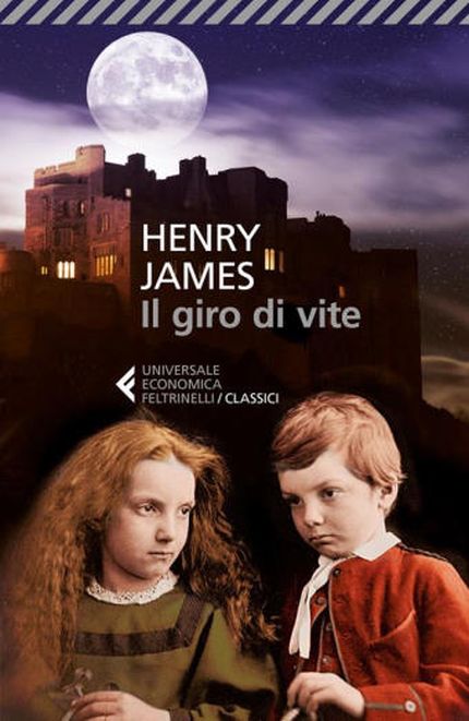 Copertina de "Il giro di vite" di Henry James - Immagine utilizzata per uso di critica o di discussione ex articolo 70 comma 1 della legge 22 aprile 1941 n. 633, fonte Internet