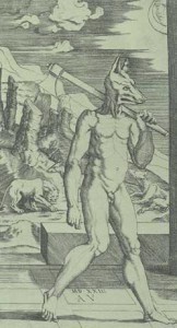 Il re greco dell'Acadia, Licaone, trasformato in lupo da Zeus - Immagine in pubblico dominio, fonte Wikipedia