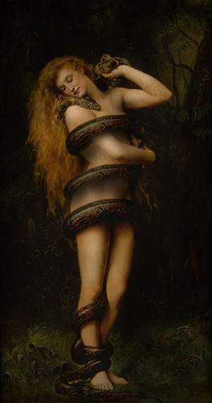 Lilith, dipinto di John Collier, immagine in pubblico dominio