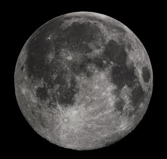 La luna - Immagine rilasciata sotto Creative Commons Attribution-Share Alike 3.0 Unported - Fonte Wikimedia Commons, utente GHRevera