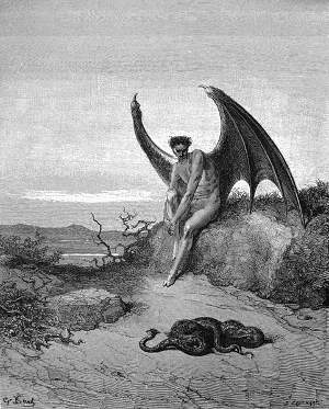 Lucifero, l'angelo caduto - immagine in pubblico dominio, fonte Wikimedia Commons, utente Hohum