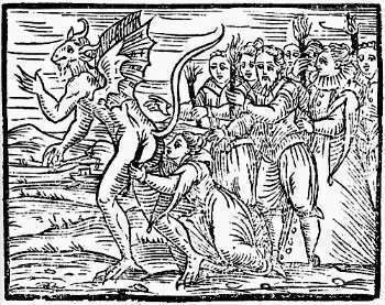 Osculum infame, rito di apertura dei sabba - immagine in pubblico dominio, fonte Wikipedia