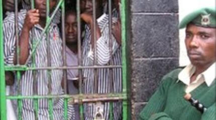 L'interno della prigione di Kamiti in Kenya - Immagine utilizzata per uso di critica o di discussione ex articolo 70 comma 1 della legge 22 aprile 1941 n. 633, fonte Internet