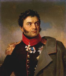 Nikolaj Nikolaevič Raevskij, grande eroe della guerra contro Napoleone, fu coinvolto a causa del genero nella rivolta dei Decambristi, cadendo in disgrazia - immagine in pubblico dominio, fonte Wikimedia Commons