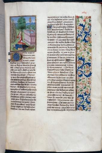 Ricco adattamento francese (XVI secolo) delle classiche "Metamorfosi" di Ovidio - Immagine in pubblico dominio, fonte British Library