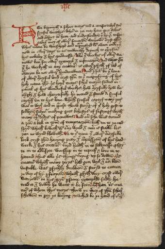 Il manoscritto de "Il libro di Margery Kempe" - Immagine in pubblico dominio, fonte British Library