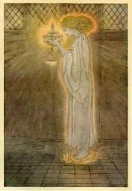 Rappresentazione del Sacro Graal - Immagine in pubblico dominio, fonte Wikipedia