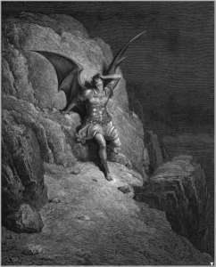 La disperazione di Satana per la cacciata dal Paradiso, fonte Wikimedia Commons, utente Holger Tholking