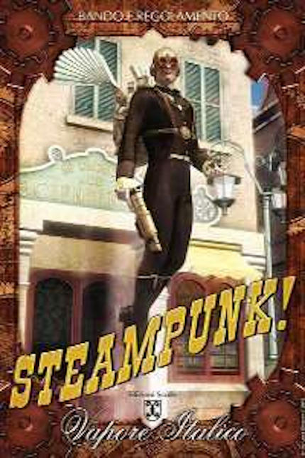 Copertina bando per antologia di racconti "Steampunk! Vapore italico." di Edizioni Scudo