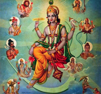 Vishnu - Imagine in pubblico dominio - Fote Wikimedia Commons, utente Baddu676